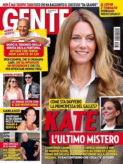 Title details for Gente by Hearst Magazines Italia spa - Available